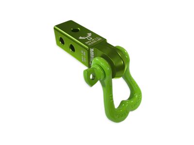 Moose Knuckle Offroad XL Shackle/Mohawk 2.0 Receiver Combo; Bean Green/Sublime Green (Universal; Some Adaptation May Be Required)