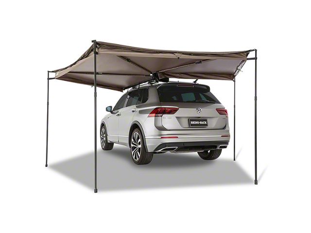 Rhino-Rack Batwing Compact Awning; Left Side (Universal; Some Adaptation May Be Required)