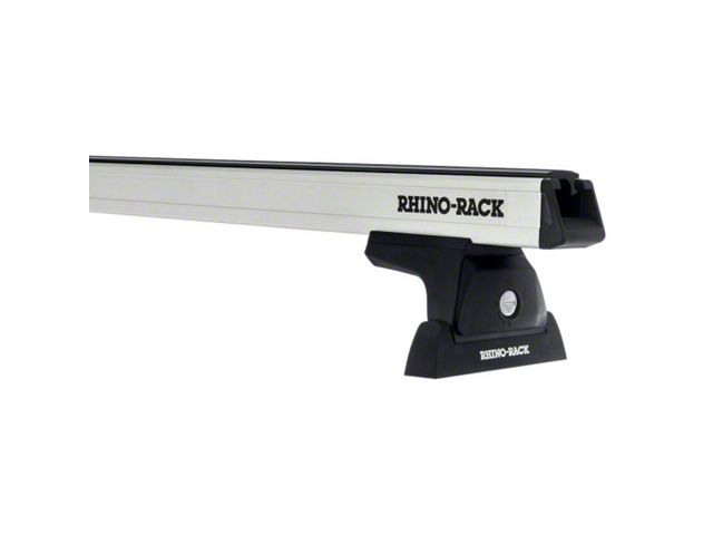 Rhino-Rack Heavy Duty 2-Bar Roof Rack; Silver; 65-Inch (Universal; Some Adaptation May Be Required)