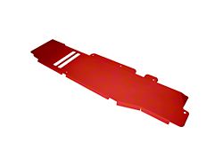 M.O.R.E. Gas Tank Skid Plate; Red (18-23 Jeep Wrangler JL 4-Door, Excluding EcoDiesel)