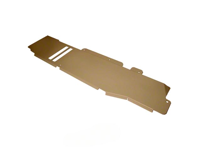 M.O.R.E. Gas Tank Skid Plate; Tan (18-24 Jeep Wrangler JL 4-Door, Excluding EcoDiesel)