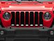 Grille Overlay; Gloss Black (18-24 Jeep Wrangler JL)