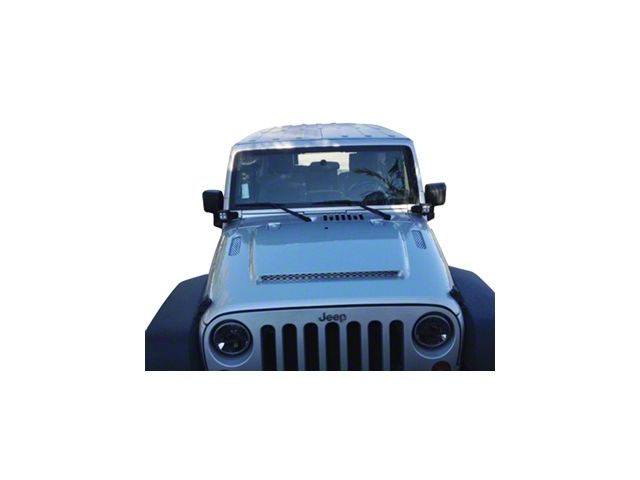 Ram Air Hood; Unpainted (13-18 Jeep Wrangler JK)