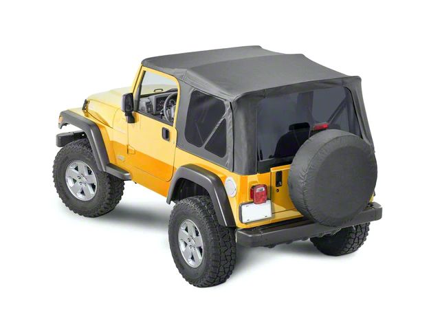 Steinjager Replacement Soft Top with Tinted Glass; Black Diamond (97-06 Jeep Wrangler TJ, Excluding Unlimited)