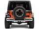 Smittybilt Tubular Rear Bumper with Hitch; Stainless Steel (07-18 Jeep Wrangler JK)