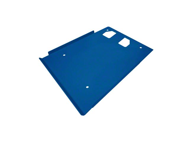 M.O.R.E. Transfer Case Skid Plate; Light Blue (07-18 Jeep Wrangler JK)