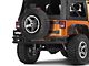 Smittybilt Tubular Rear Bumper with Hitch; Textured Black (07-18 Jeep Wrangler JK)