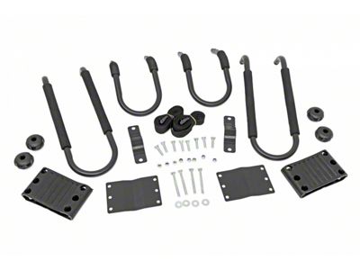Rough Country Kayak Roof Rack Bracket Kit (Universal; Some Adaptation May Be Required)