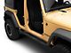 Jeep Licensed by RedRock Door Sill Body Shield Decal; Clear (07-18 Jeep Wrangler JK)