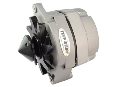 Tuff Stuff Performance Alternator with V-Groove Bullet Pulley; 140 AMP; Factory Cast (80-82 4.2L Jeep CJ7)