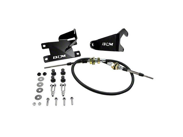 B&M Heavy Duty Transfer Case Shift Cable Conversion Kit (03-06 Jeep Wrangler TJ Rubicon)