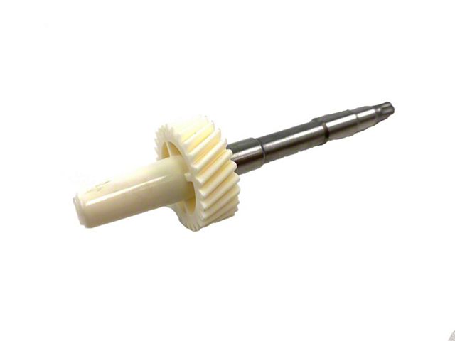 27-Tooth Speedometer Gear; Long Shaft; White (87-95 Jeep Wrangler YJ)