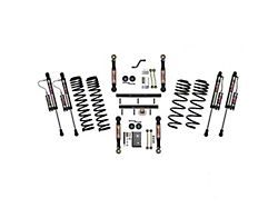 SkyJacker 4-Inch Dual Rate Long Travel Suspension Lift Kit with Lower Flex Links and ADX 2.0 Remote Reservoir Shocks (97-06 Jeep Wrangler TJ)