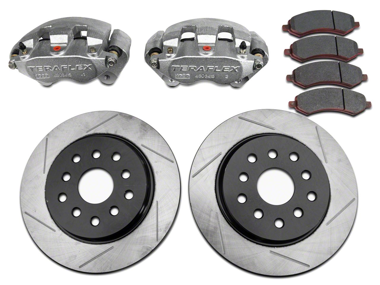 Teraflex Wrangler Front Big Brake Kit w/ 13.3 in. Vented ...