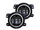 Empire Offroad LED 4-Inch LED Fog Lights with Angel Eyes and Red Accent (07-24 Jeep Wrangler JK & JL)