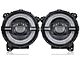 Empire Offroad LED 9-Inch Switchback Series LED Headlights; Black Housing; Clear Lens (18-24 Jeep Wrangler JL)
