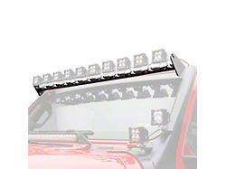 ZRoadz Multi-LED Roof Cross Bar Light Mount for Ten 3-Inch LED Light Pods (18-24 Jeep Wrangler JL)