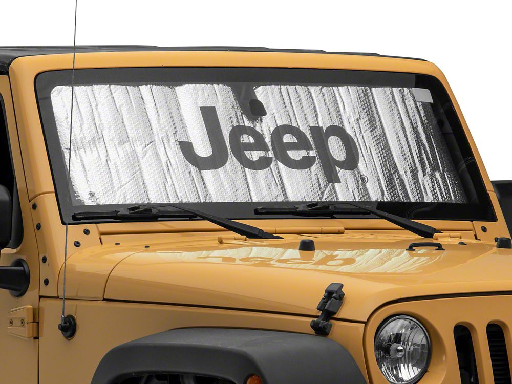 Jeep wrangler jk windshield sun shade discount