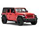 RedRock Tape-On Window Deflectors; Front and Rear; Smoked (18-24 Jeep Wrangler JL 4-Door)