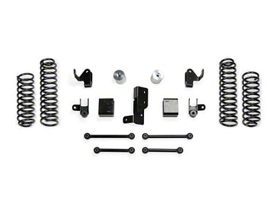 Fabtech 3-Inch Sport Suspension Lift Kit with Shock Extensions (20-24 3.0L EcoDiesel Jeep Wrangler JL; 21-24 Jeep Wrangler JL Rubicon 392)
