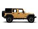 Jeep Licensed by RedRock Mountain Wrangler Unlimited Decal; Matte Black (87-18 Jeep Wrangler YJ, TJ & JK)