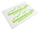 Jeep Licensed by RedRock Mountain Wrangler Unlimited Decal; Lime Green (87-18 Jeep Wrangler YJ, TJ & JK)