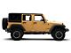 Jeep Licensed by RedRock Unlimited Side Decal; Matte Black (87-18 Jeep Wrangler YJ, TJ & JK)
