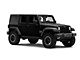 Jeep Licensed by RedRock X Logo with Wrangler Unlimited Decal; Silver (87-18 Jeep Wrangler YJ, TJ & JK)