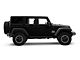 Jeep Licensed by RedRock X Logo with Wrangler Unlimited Decal; Silver (87-18 Jeep Wrangler YJ, TJ & JK)