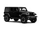 Jeep Licensed by RedRock X Logo with Wrangler Unlimited Decal; White (87-18 Jeep Wrangler YJ, TJ & JK)