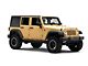 Jeep Licensed by RedRock X Logo with Wrangler Unlimited Decal; Lime Green (87-18 Jeep Wrangler YJ, TJ & JK)