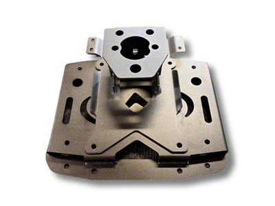 Expedition One Spare Tire Lift Bracket; Bare Metal (18-23 Jeep Wrangler JL)