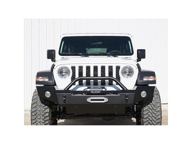 LoD Offroad Signature Series Full Width Front Bumper; Black Texture (18-23 Jeep Wrangler JL)