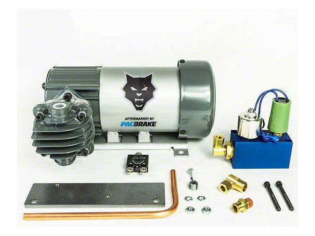 Pacbrake 12V HP625 Series Basic Heavy Duty Air Compressor Kit; Horizontal Pump Head