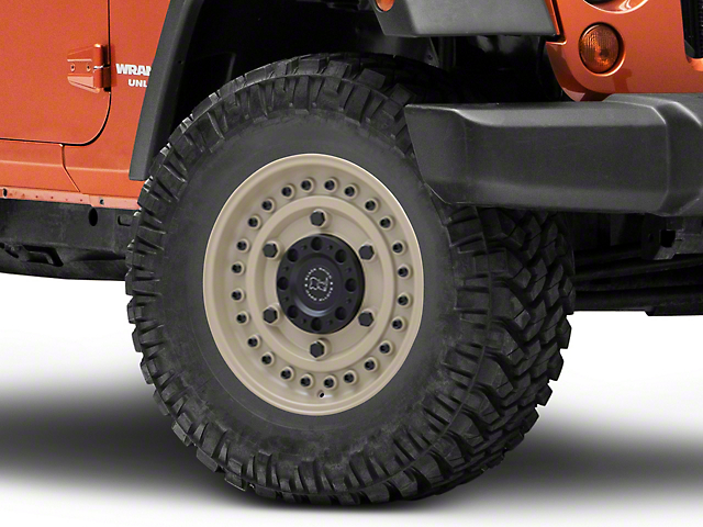 Black Rhino Armory Desert Sand Wheel; 17x8 (20-23 Jeep Gladiator JT)