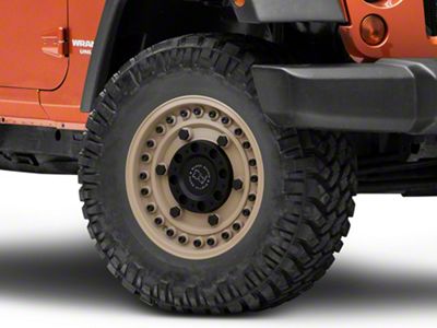 Black Rhino Armory Desert Sand Wheel; 17x8 (07-18 Jeep Wrangler JK)