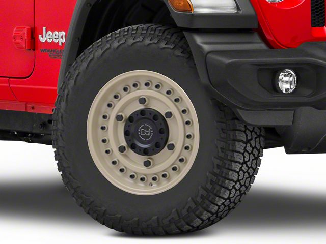 Black Rhino Armory Desert Sand Wheel; 17x8 (18-24 Jeep Wrangler JL)
