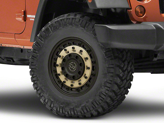 Black Rhino Arsenal Sand On Black Wheel; 17x8 (18-23 Jeep Wrangler JL)