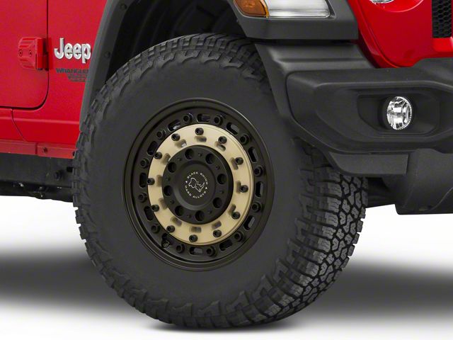 Black Rhino Arsenal Sand On Black Wheel; 17x9.5 (18-24 Jeep Wrangler JL)