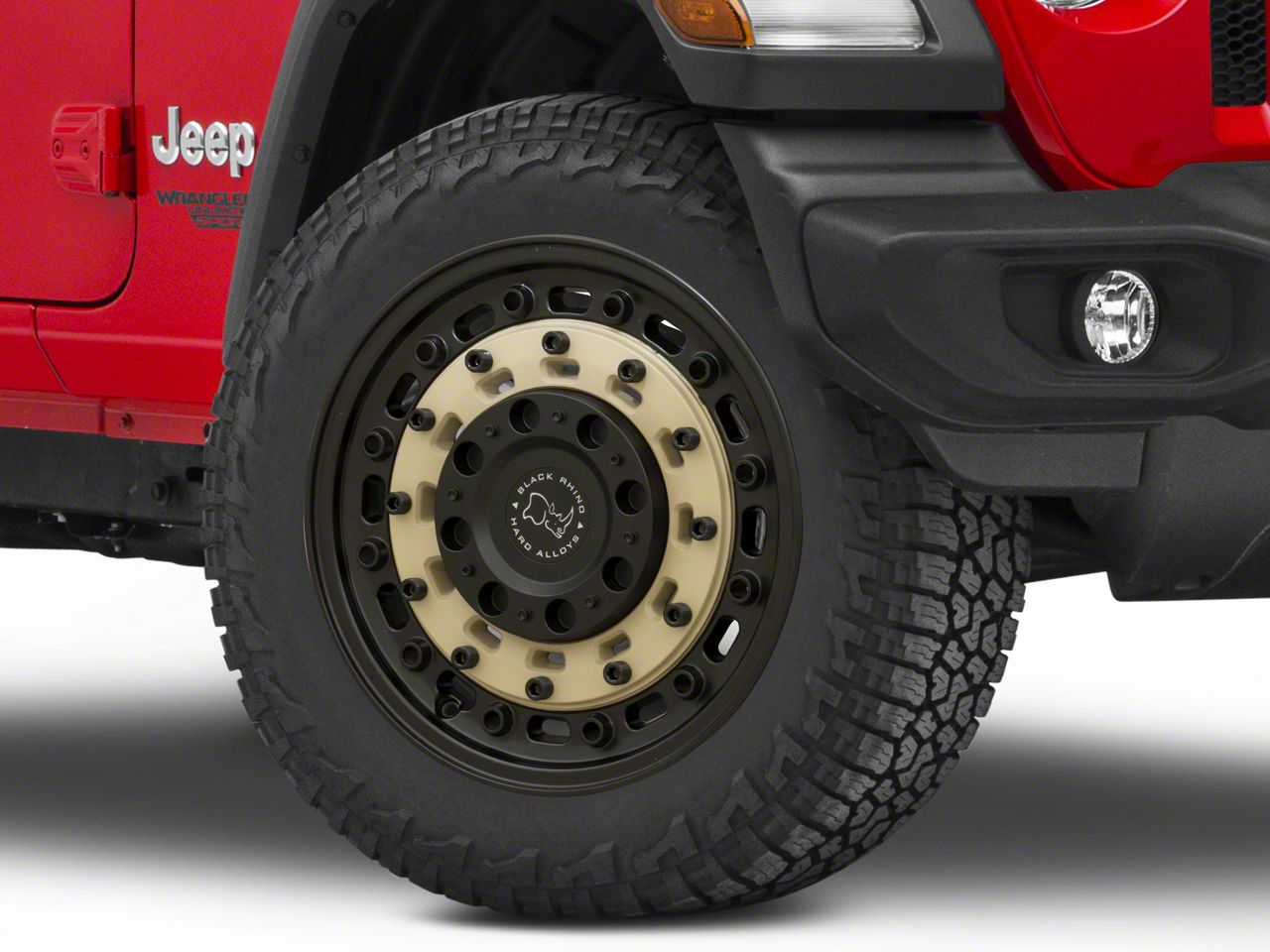 20x8.5 Black Rhino Arsenal Sand On Black Wheel