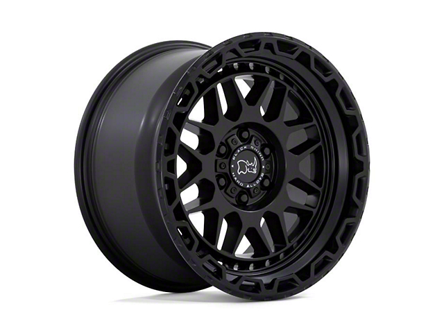 Black Rhino Holcomb Matte Black Wheel; 20x9.5 (18-23 Jeep Wrangler JL)