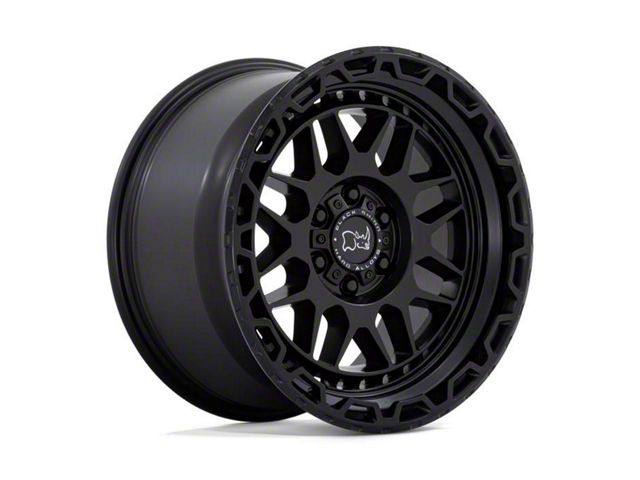 Black Rhino Holcomb Matte Black Wheel; 20x9.5 (07-18 Jeep Wrangler JK)