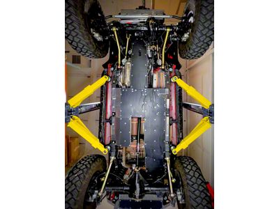 Next Venture Motorsports Belly Skid Plates; UHMW Coated (20-24 3.0L EcoDiesel Jeep Wrangler JL 4-Door)