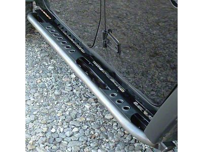 LoD Offroad Signature Series Frame Mounted Rocksliders; Black Texture (07-18 Jeep Wrangler JK 4-Door)