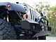 LoD Offroad Signature Series Mid-Width Front Bumper with Bull Bar for Warn Power Plant Winch Only; Black Texture (07-18 Jeep Wrangler JK)
