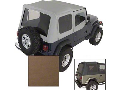 Rugged Ridge XHD Replacement Soft Top with Tinted Windows; Spice (87-95 Jeep Wrangler YJ)