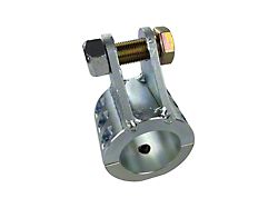 Apex Chassis Double Shear Hydro Assist Stabilizer Tie Rod Clamp; Zinc; 1.75-Inch ID (20-23 Jeep Gladiator JT)