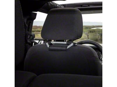 GPCA GP-Back Grip Headrest Grab Handles; Jet Black (Universal; Some Adaptation May Be Required)