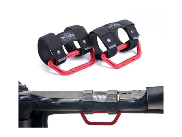 GPCA GP-Grip LITE Universal Grab Handles; Red (Universal; Some Adaptation May Be Required)
