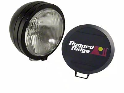 Rugged Ridge 6-Inch Round HID Light; Fog Beam (Universal; Some Adaptation May Be Required)